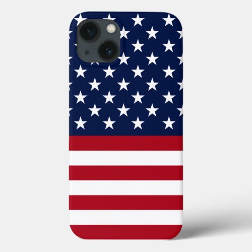 American Flag iPhone 13 Case