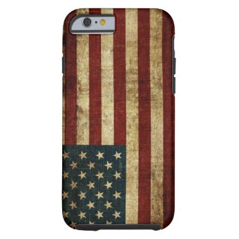 American Flag Tough Iphone 6 Case by Crookedesign at Zazzle