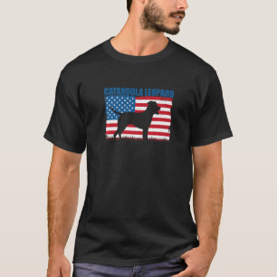American Flag Catahoula Leopard T-Shirt
