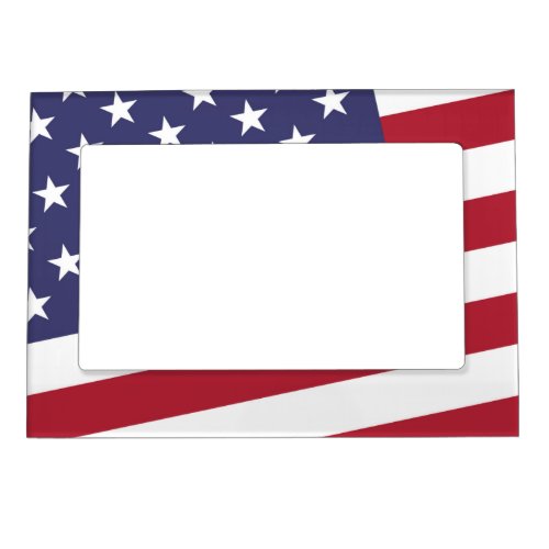 American Flag _ Celebrate the US of A Magnetic Photo Frame