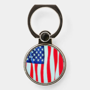 American Flag Cell Phone Grip Ring Holder