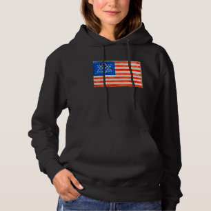 American Flag Civil War Hoodie