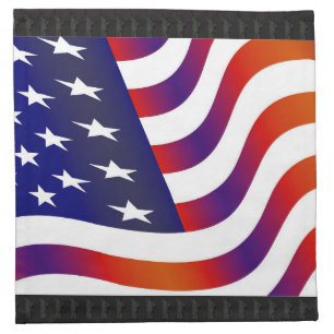American Flag Cloth Napkin