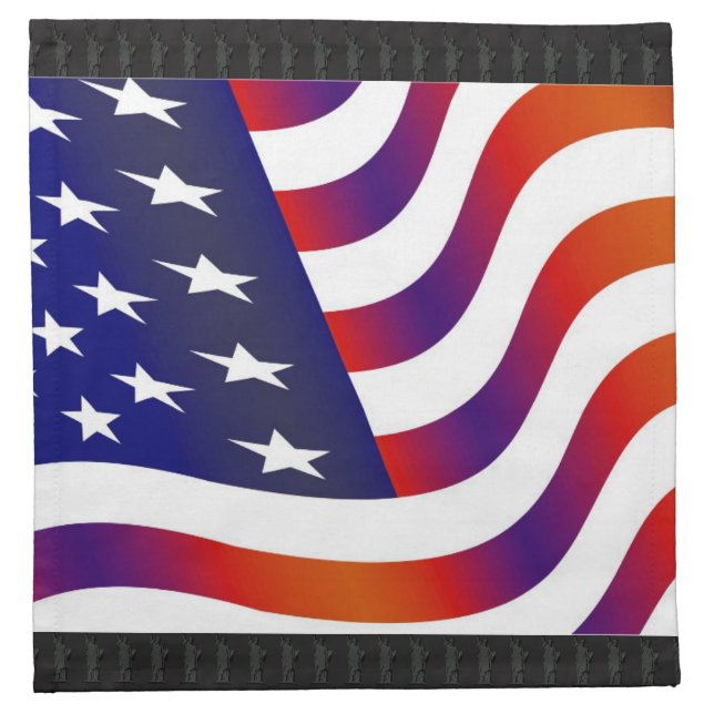 American Flag Cloth Napkin (Front)