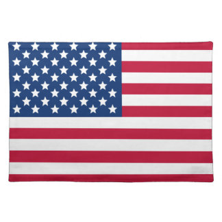 American Flag Cloth Placemat
