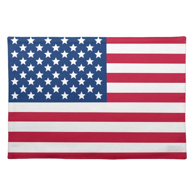 American Flag Cloth Placemat (Front)