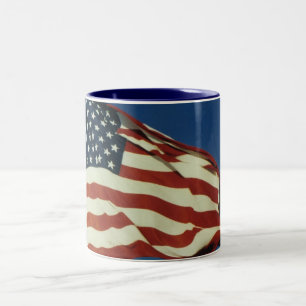 American flag coffee cup