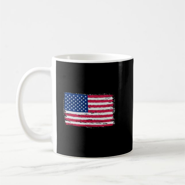American Flag Coffee Mug (Left)