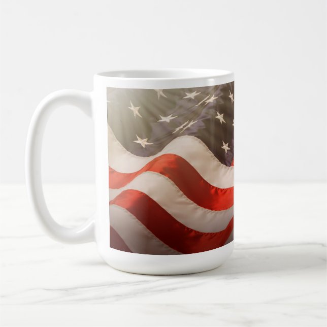 American Flag Coffee Mug (Left)