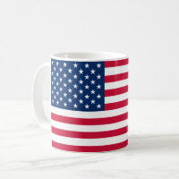 American Flag Coffee Mug USA Patriotic