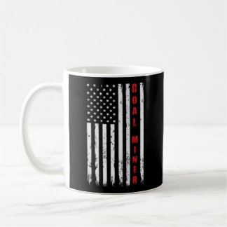 American Flag Cole Miner Coffee Mug