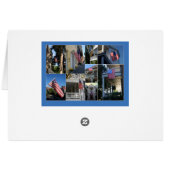 American Flag Collage Cards (Back Horizontal)