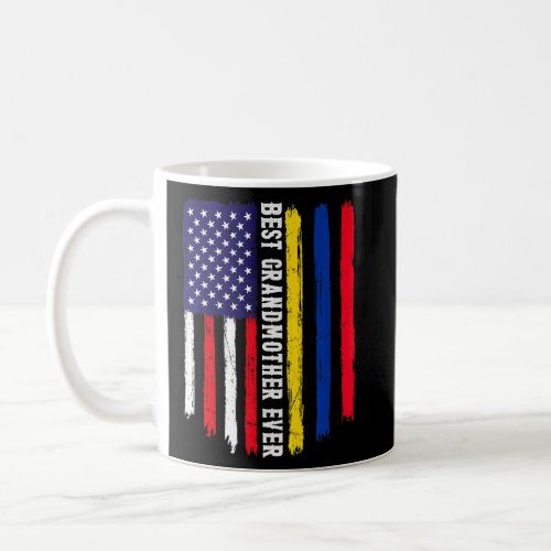 American Flag  Colombia Flag Best Grand Coffee Mug