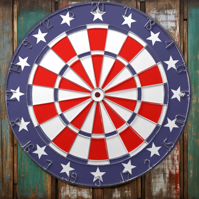 American Flag Colors Dartboard (Creator Uploaded)