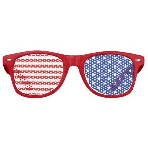 American Flag Colors - Party favors Retro Sunglasses
