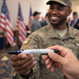 American Flag Company Name Profile Business Pen