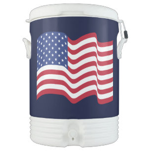 American Flag Cooler