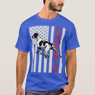 American Flag Coon Hunting T-Shirt