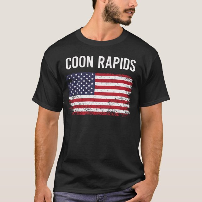 American Flag Coon Rapids T-Shirt (Front)