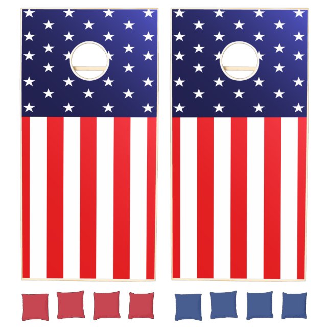 American Flag Cornhole Set (Set)
