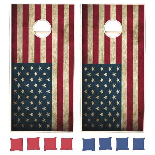 American Flag Cornhole Set (Set)
