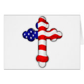 American Flag Cross (Front Horizontal)
