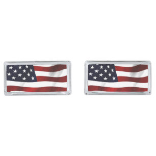 American Flag Cufflinks