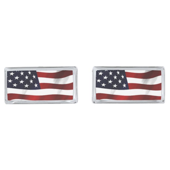American Flag Cufflinks (Front)