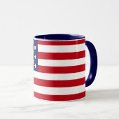 American Flag Custom Mug (Front Right)