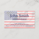 American Flag customizable Business Card