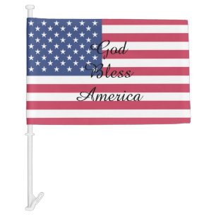 American Flag Customizable Car Flag