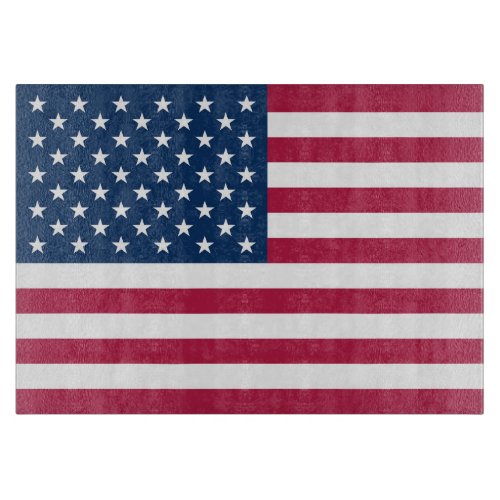 American flag cutting board