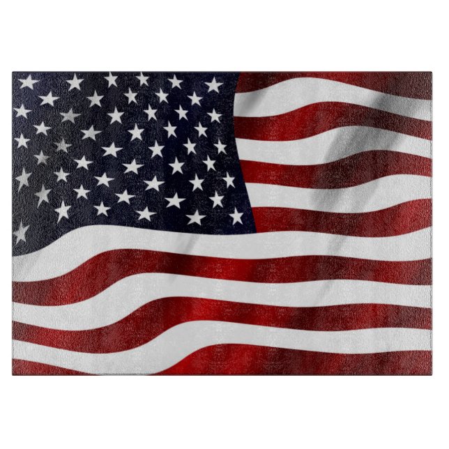 American Flag Cutting Board (Front)
