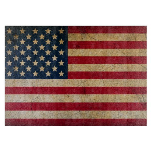 American Flag cutting board