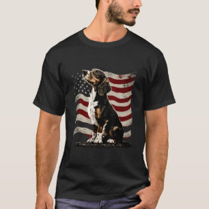 American Flag Dachshund Patriotic Doxie T-Shirt