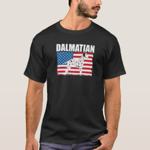 American Flag Dalmatian Premium T-Shirt