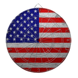 American Flag Dart Board