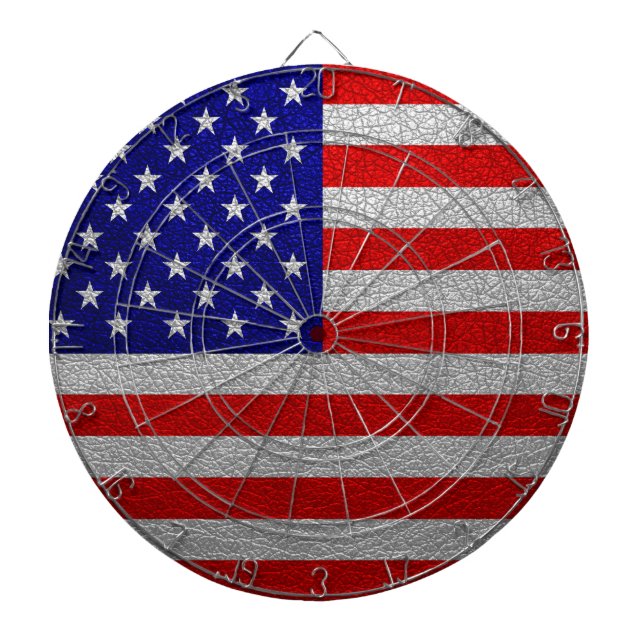 American Flag Dart Board (Front)