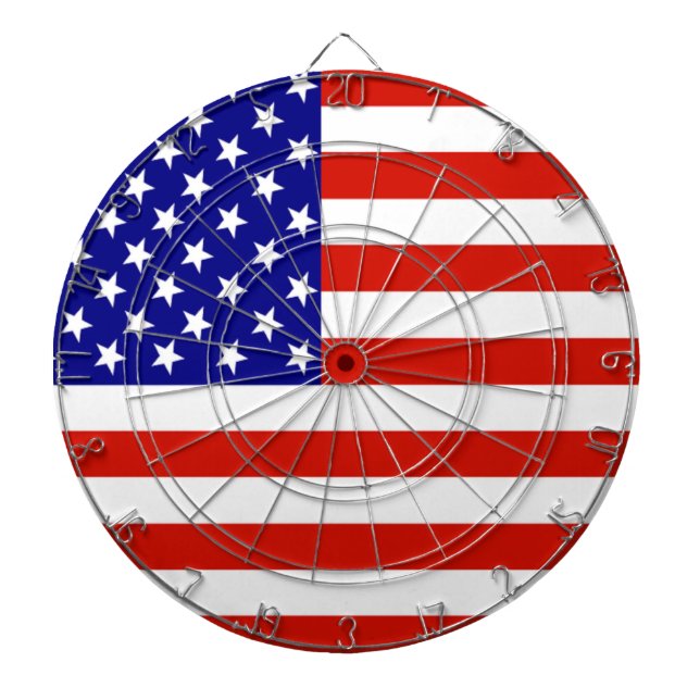 AMERICAN FLAG DART BOARD (Front)