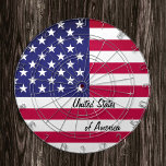 American Flag dartboard, United States of America  Dart Board<br><div class="desc">Dartboard: United States of America & American flag dart board game - love my country,  family - holiday games,  fathers day,  patriots / sports fan</div>