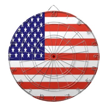 American Flag Dartboard With Darts by esoticastore at Zazzle