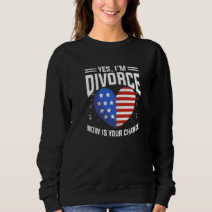 American Flag Dating Divorce Ex Wife Ex Husband Di Sweatshirt