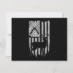 American Flag Deer Hunting Patriotic Hunter Men Wo
