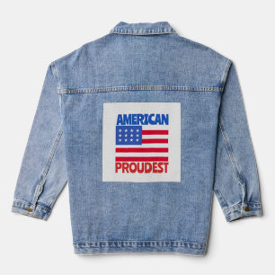 American Flag Denim Jacket