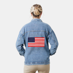 American Flag Denim Jacket