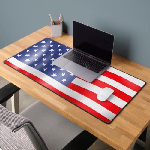 American Flag Design Desk Mat