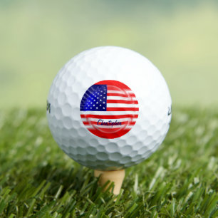 American Flag Design Golf Balls