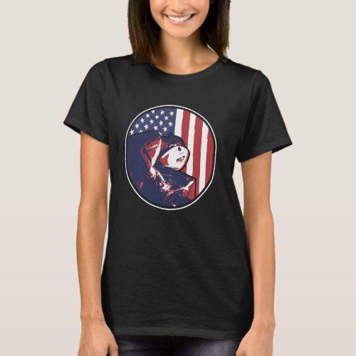 American Flag Design  Patriotic Usa Welder T_Shirt