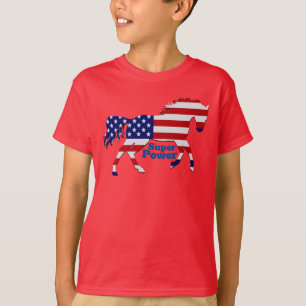 American Flag Design  T-Shirt