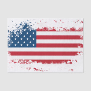 American Flag  Design Tissue Paper